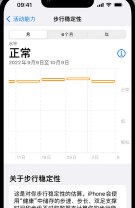 海头镇iPhone手机维修如何在iPhone开启'步行稳定性通知'