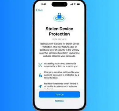 海头镇苹果授权维修店分享被盗设备保护功能开启方法 