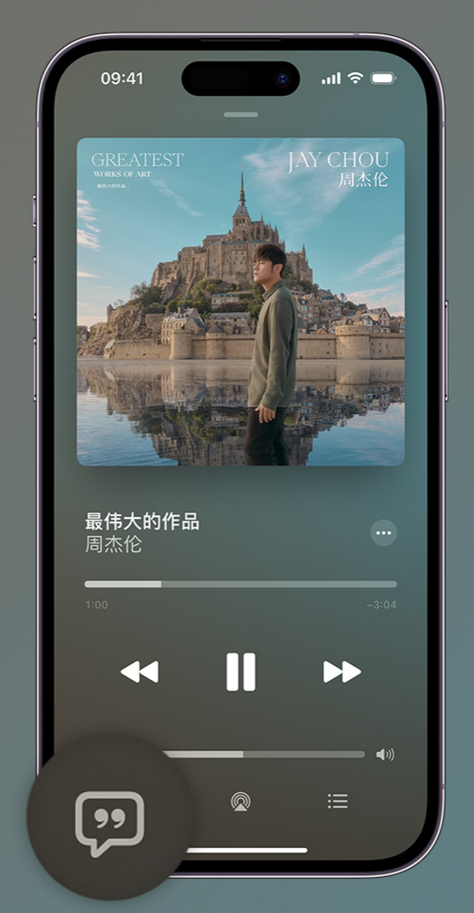 海头镇iphone维修分享如何在iPhone上使用Apple Music全新唱歌功能 