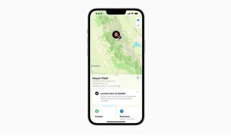 海头镇苹果14维修分享iPhone14系列中 FindMy功能通过卫星分享位置方法教程 